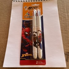 Stylo Bic 4 Couleurs Spiderman