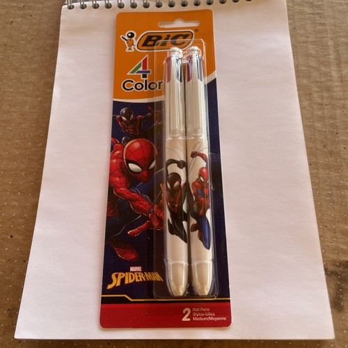 Stylo bic couleurs spiderman - stylo,