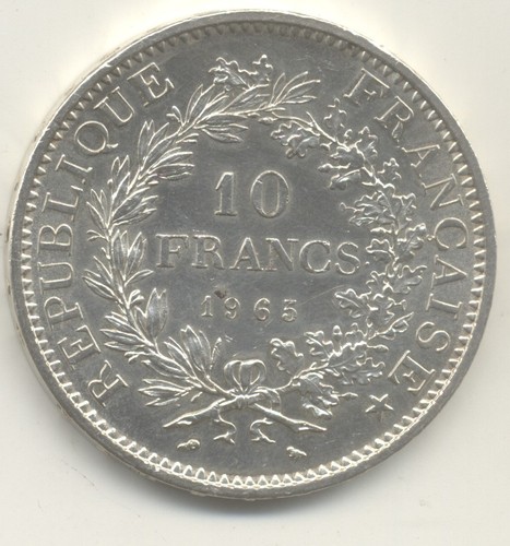 Francs 1965 ttb sup - 1965, argent
