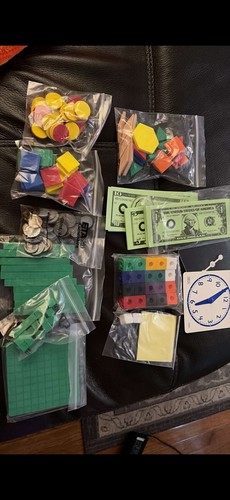 Math manipulatives set grades - manipulatives,