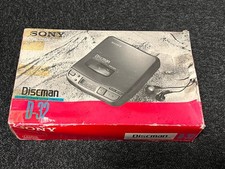 Lecteur CD Portable Sony Discman D-32 Mega Bass Avec Sa Boîte D’origine