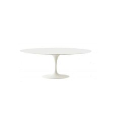 TABLE, TISCH Tavolo Tulip Eero Saarinen ovale 169x111 laminato MADE IN ITALY