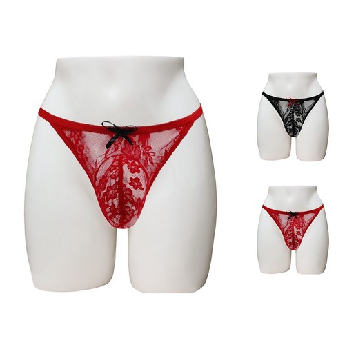 String homme dentelle