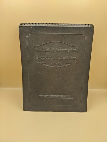 Burroughs calculator 1938 - burroughs,