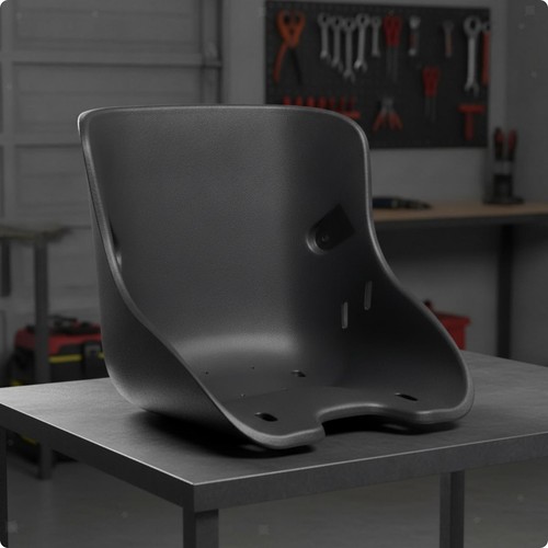 Siège baquet plastique - siège,