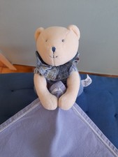 Doudou souris bleue - souris,