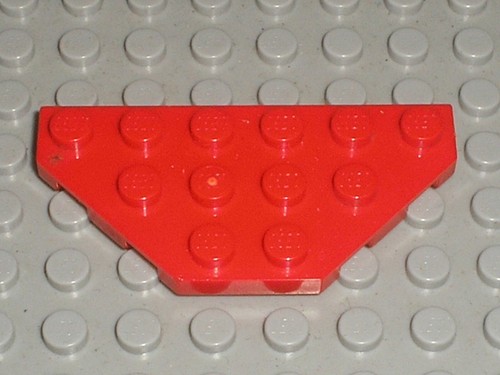 Lego red plate - red, ref