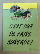 carte postale gaston lagaffe
