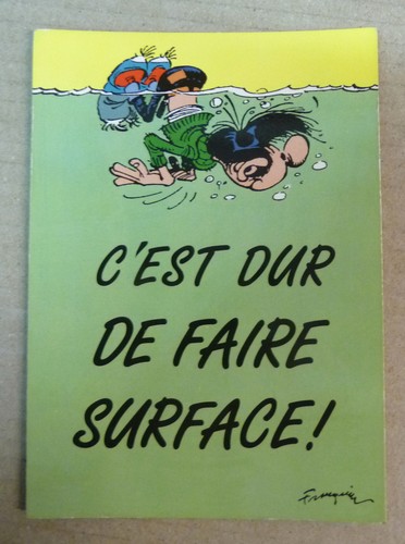 Carte postale gaston lagaffe - gaston,