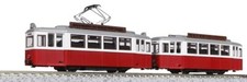 Ensemble de tramways Kato échelle N 14-806-3 My Tram Classic Duewag T2 rouge ...