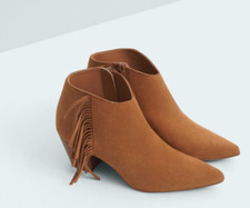 Bottines Mango en Véritable