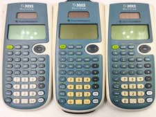 Lot De 3 CALCULATRICES TI-30XS