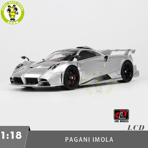 Lcd pagani imola silver - 1/18,