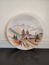 Assiette décorative en