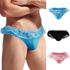 Sissy Sissy Satin Briefs Bloors Blooders Bowknot Bowknot Pantes Unwear U О /