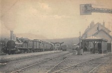 CPA 39 LA GARE DE MOUCHARD (TRAIN cliché rare 