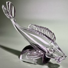 Jean SALA Saint Louis Poisson cristal art déco 1930 signé era daum lalique