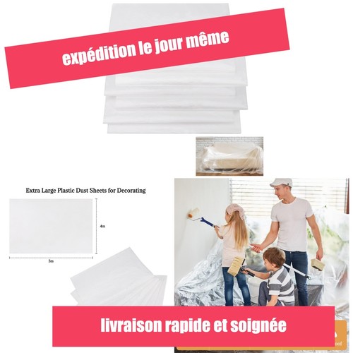 Bâche plastique peinture - , 6