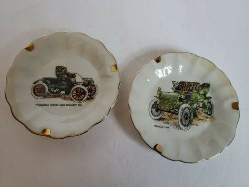 Lot of 2 Vintage Car Round