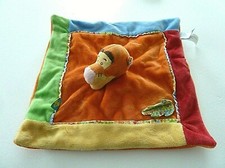 *. DOUDOU PLAT DISNEY NICOTOY TIGROU orange vert bleu rouge jaune FEUILLE EX.ETA