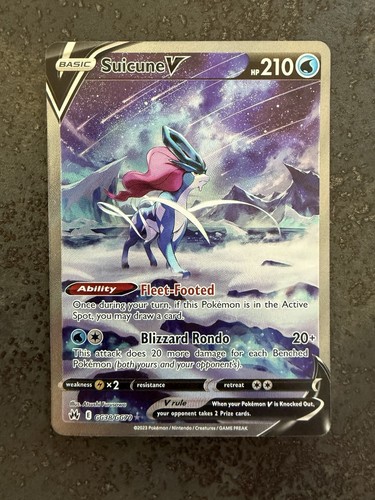 Carte pokémon suicune - carte,
