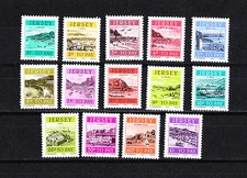 JERSEY   timbre  taxe  vues  ports  quais    1982   num:   33/46    **