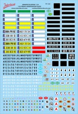 Plaques immatriculations francais 1/24 Décalcomanies 170x120mm INTERDECAL