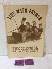 Life with Father Playbill -