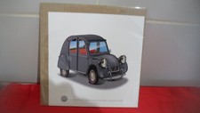 DESSIN   2CV GRISE  20X20