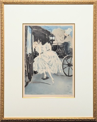 Gravure départ louis - de, icart