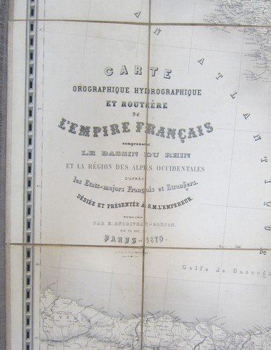 1870 carte orographique - carte,