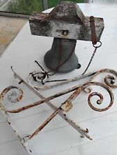 Ancienne Cloche d'Ecole, église, chapelle en bronze - school church bell