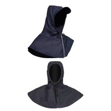 Cagoule de soudage pour hommes et femmes, en jean, confortable, isolante et