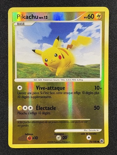 Carte pokémon pikachu niv - carte,