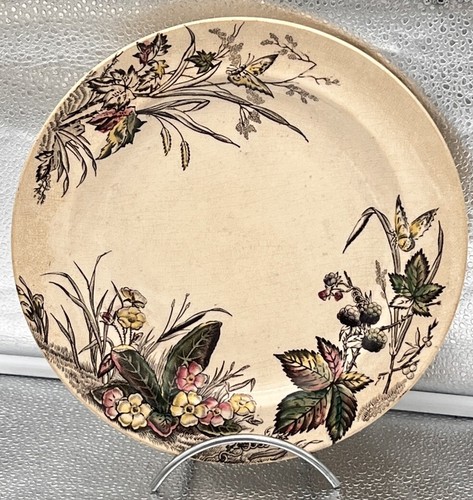 Assiette plate ancienne - assiette,