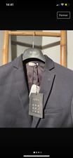 veste de costume homme ikks taille S bleu foncé neuve 