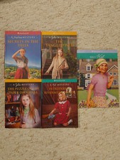 New American Girl DOLL MYSTERY 5 book lot Kit Julie samantha josefina rebecca