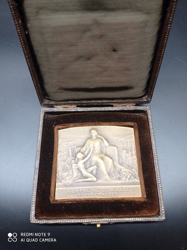 Médaille bronze signée - bronze,