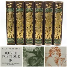 PAUL VERLAINE : OEUVRE POÉTIQUE - JEAN DE BONNOT - 6 VOLUMES
