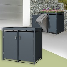 Abri pour 2 poubelles 240L en