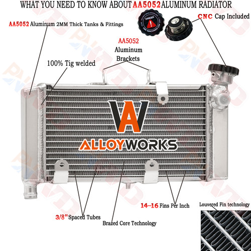 Aluminium radiateur pour honda - pour,