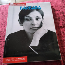 Livre Partitions , chant, grilles de guitare Les plus belles chansons de Barbara