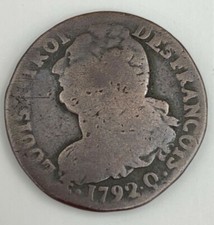  PIECE MONNAIE  2 SOLS FRANCAIS AU FAISCEAU LOUIS XVI 1792 Q PERPIGNAN M860