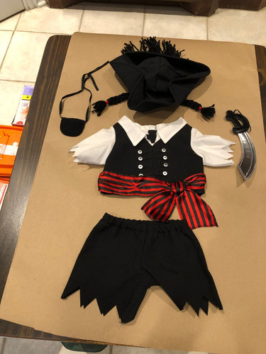 Build bear pirate costume - bear,