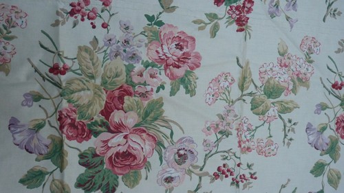 Coupon tissu ancien style - de,
