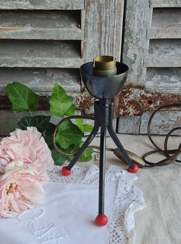 Ancien pied lampe bureau a - pied,