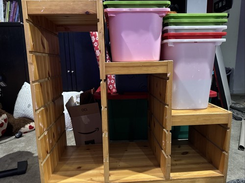 Tan ikea trofast storage - storage, with