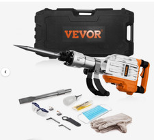 Marteau Piqueur Perforateur Burineur Démolition 1400W 2 Burins 2900BPM