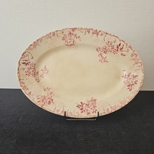 Plat Ovale Service Floréal
