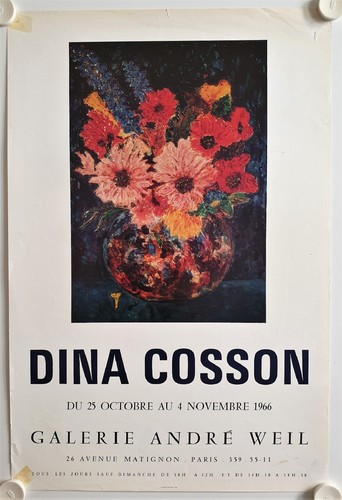 Affiche dina cosson 1966 - dina,
